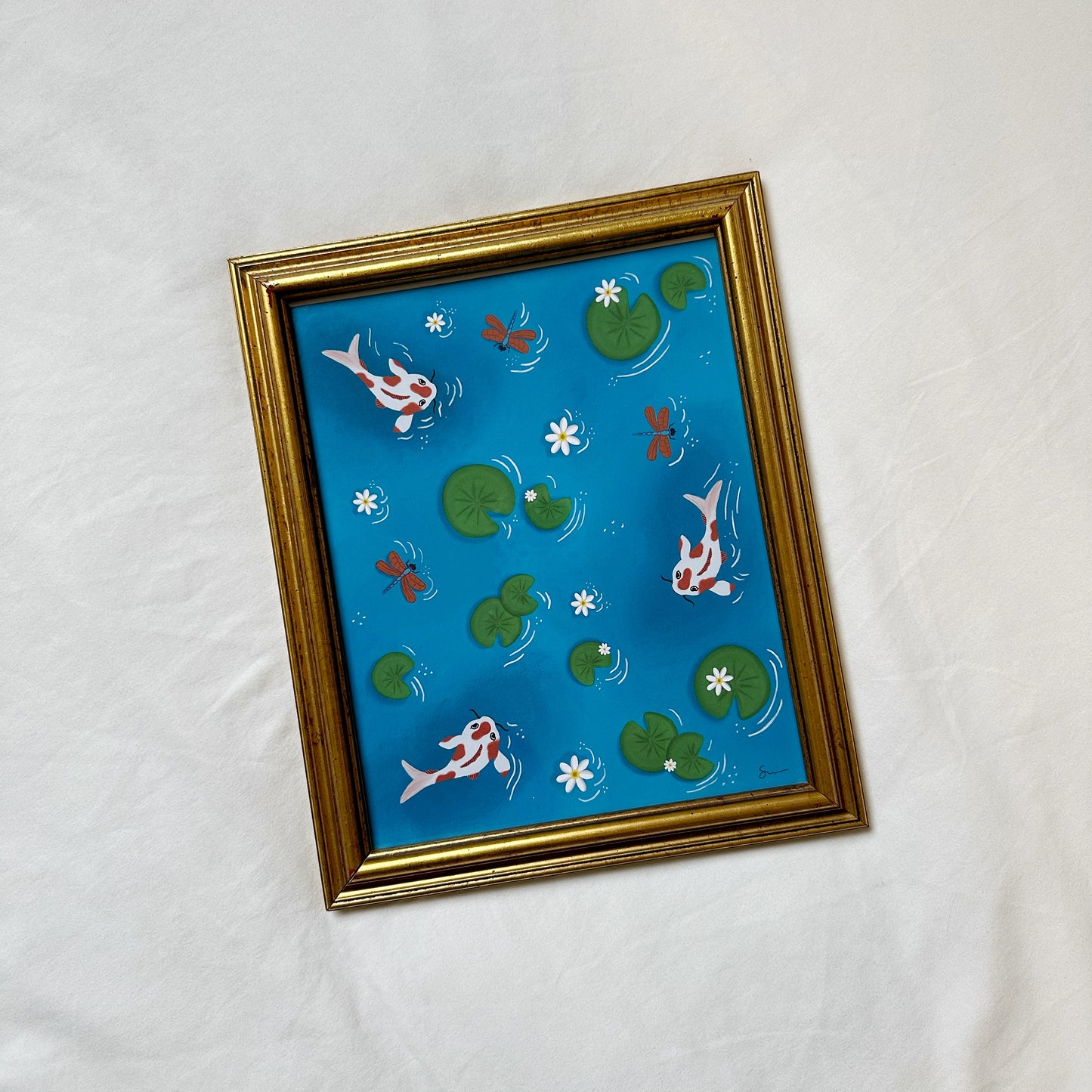 Koi Fish Art Print | Wall Decor