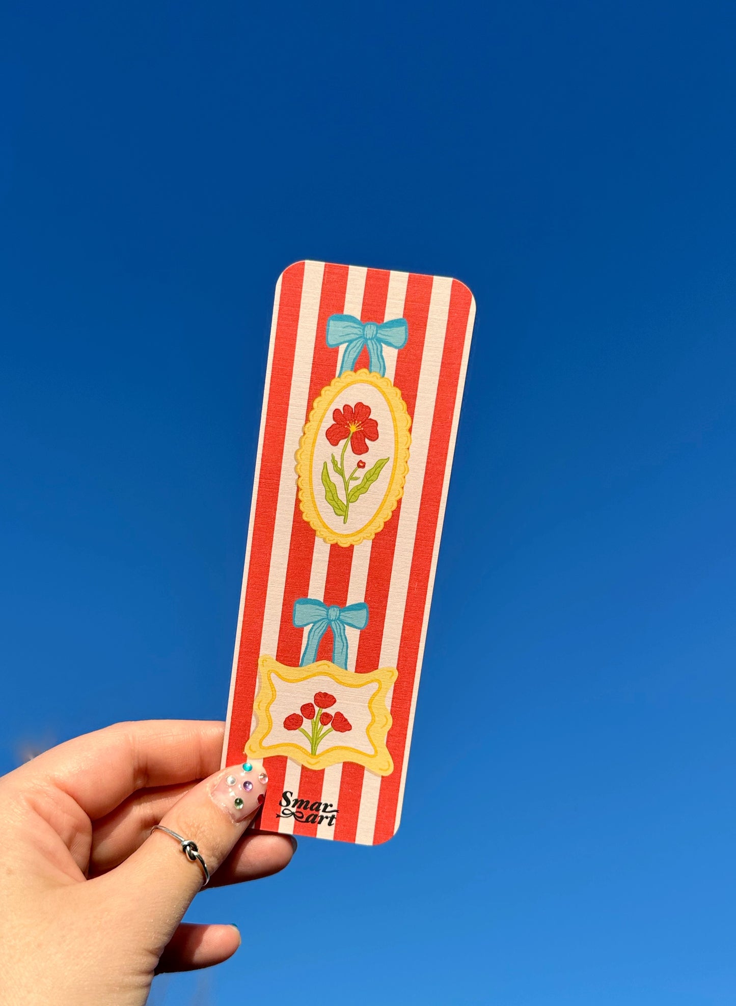 Framed Flower Bookmark | Bookmark | Bookmarks