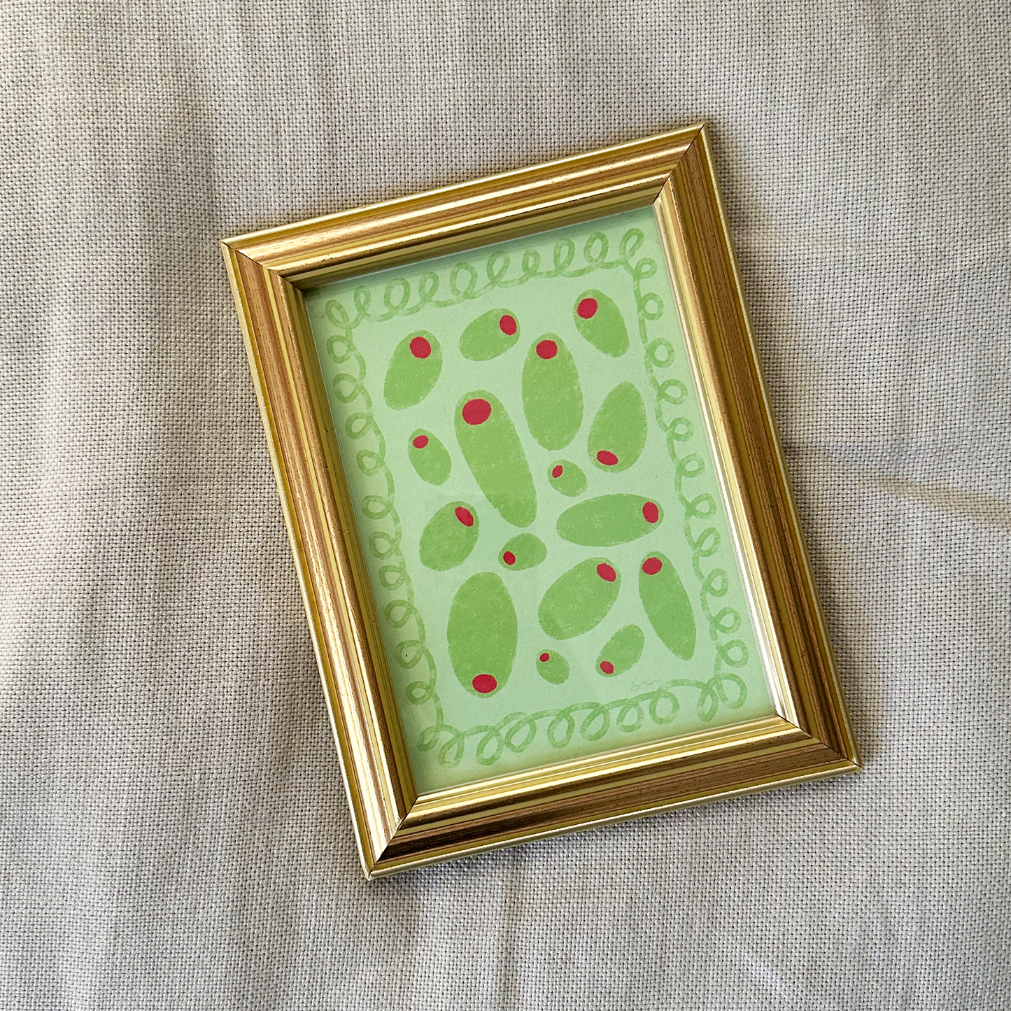 The Yahmina Print | Olive Art Print | Wall Decor
