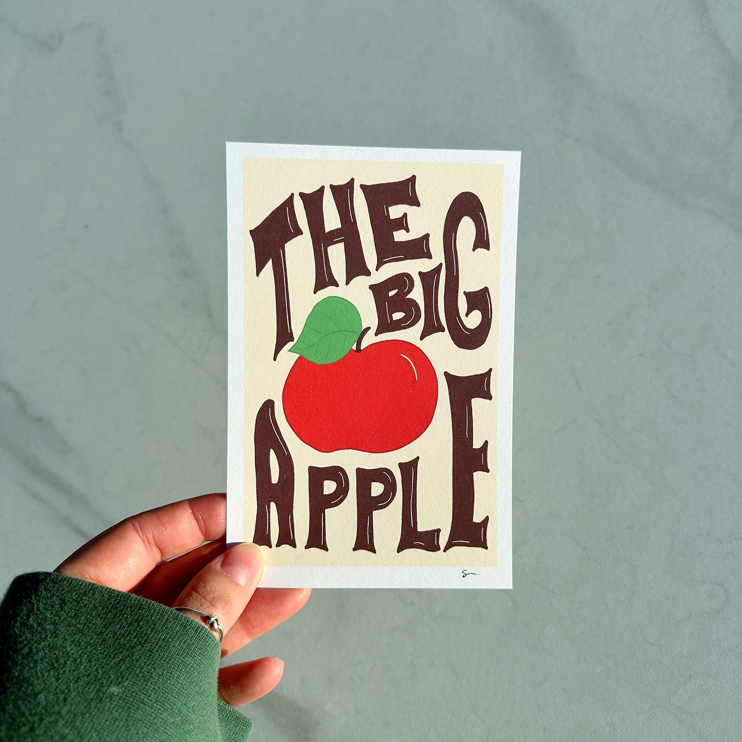The Big Apple Print