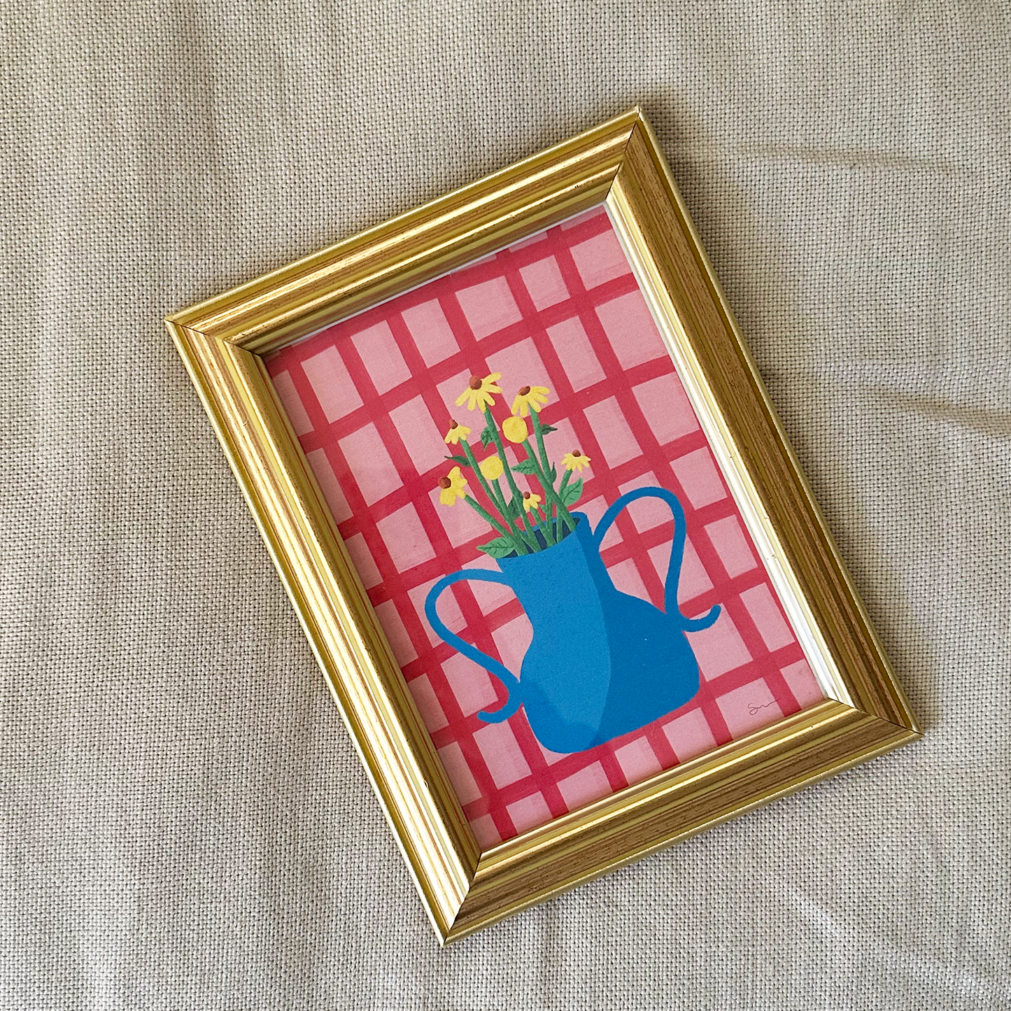 Picnic Flowers Print | Wall Decor