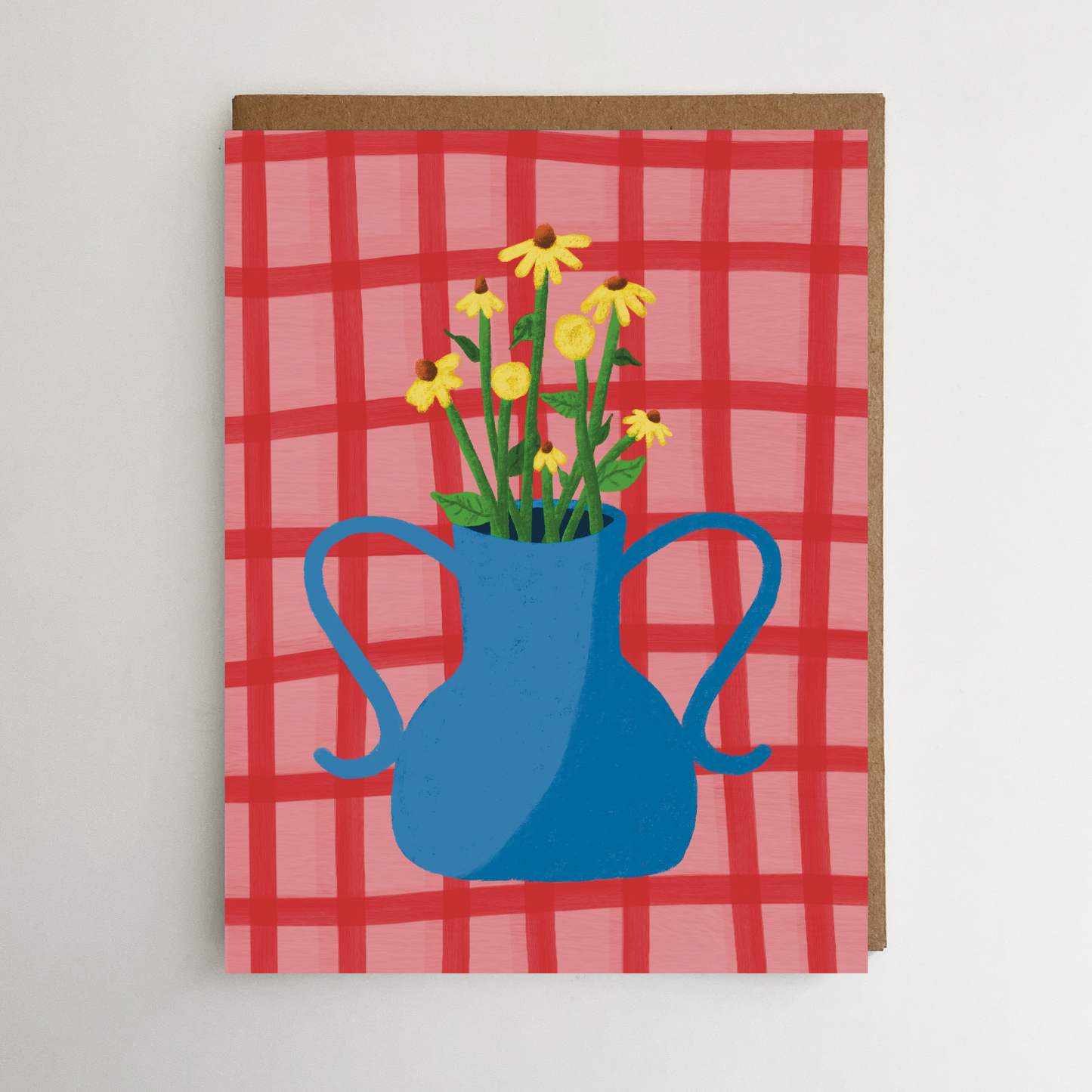 Flower Vase Card | Any Occasion Card | Birthday Card