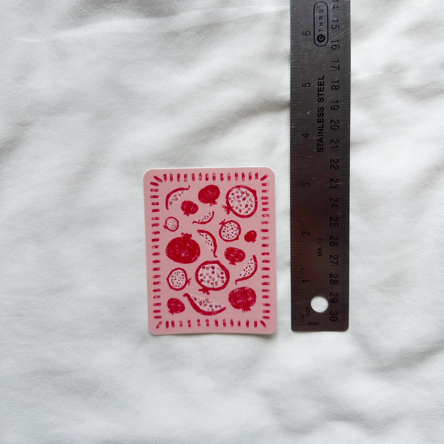 Pomegranate Vinyl Sticker