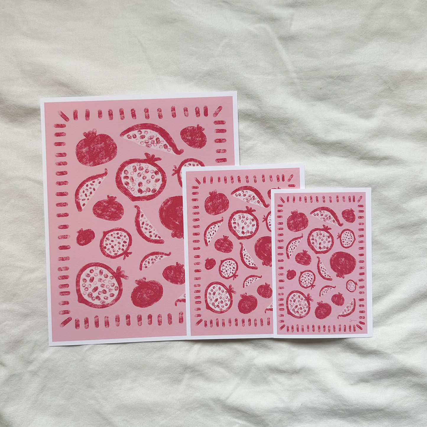 The Carmelle Print | Pomegranate Art Print | Wall Decor