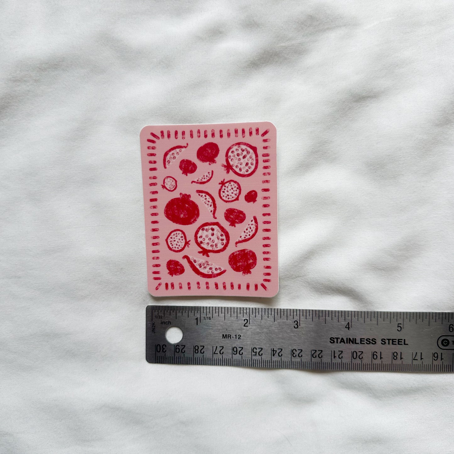 Pomegranate Vinyl Sticker