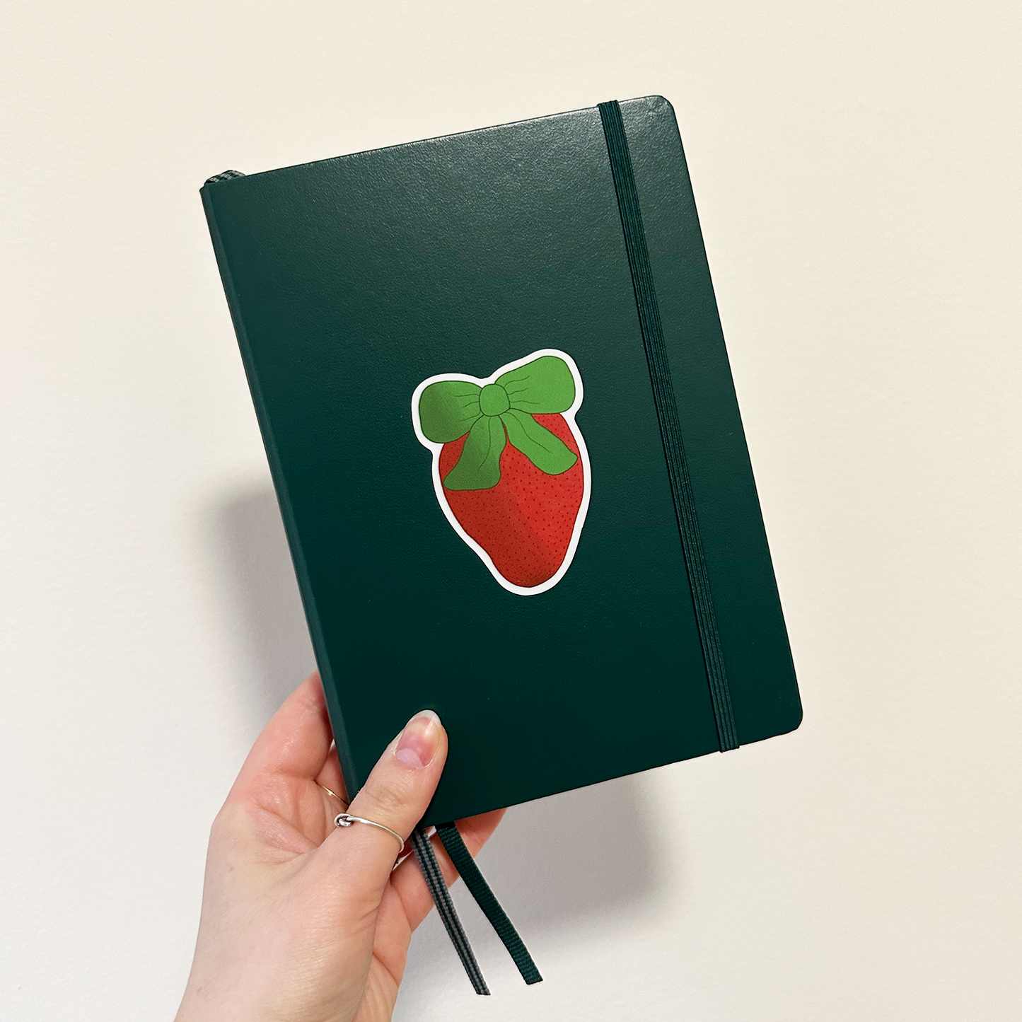 Strawberry Bow Sticker