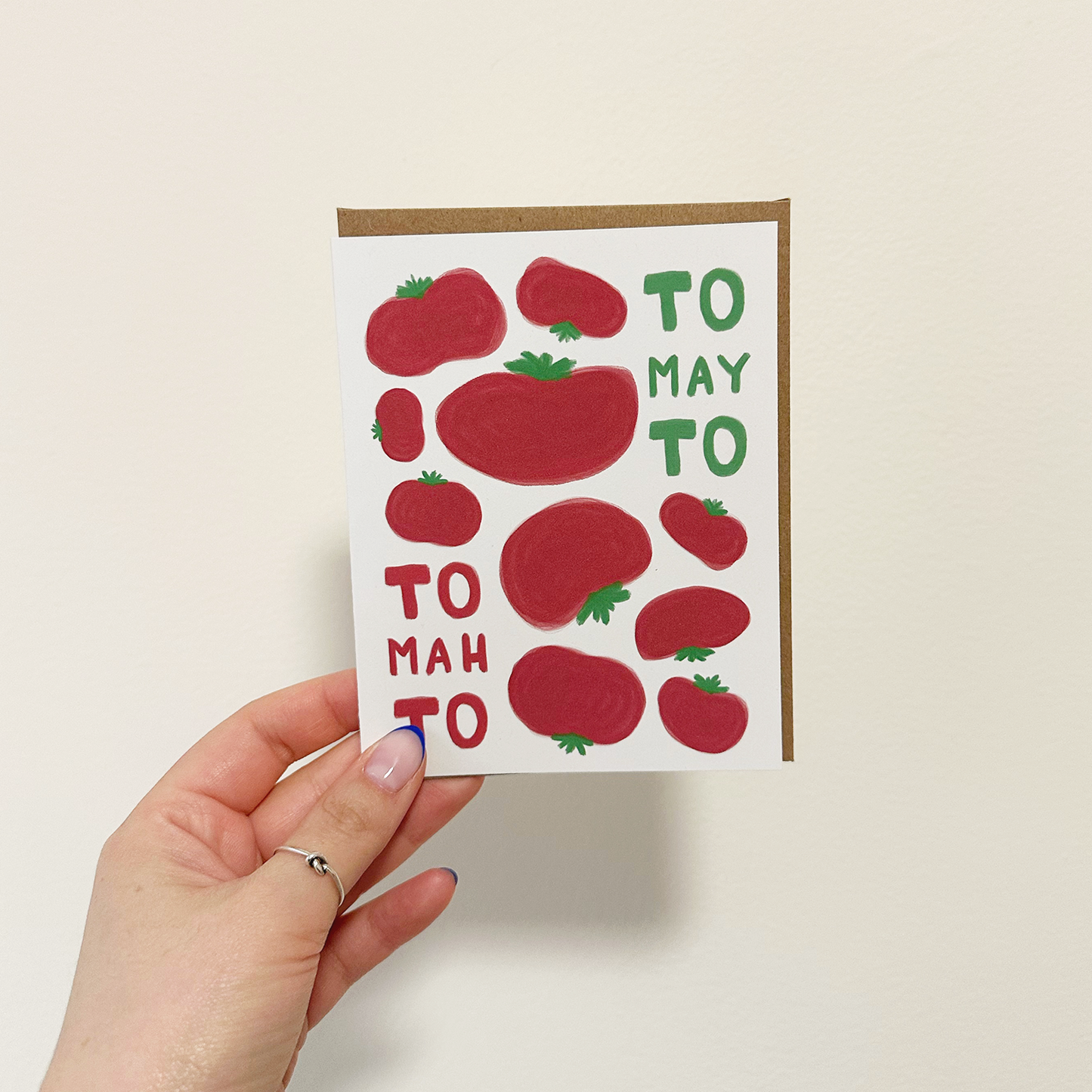 Tomato Card | To-may-to To-mah-to | Any occasion Card