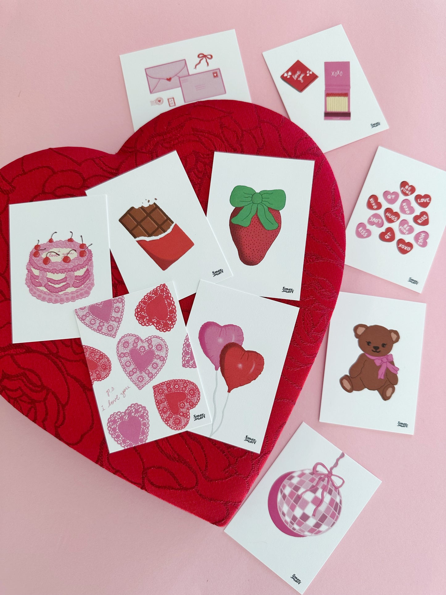 Valentine's Day Mini Prints (Pack of 10)