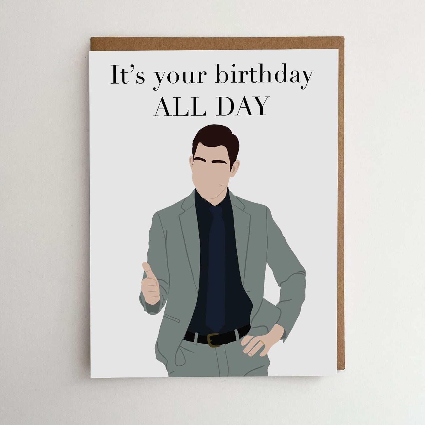 Schmidt New Girl Card