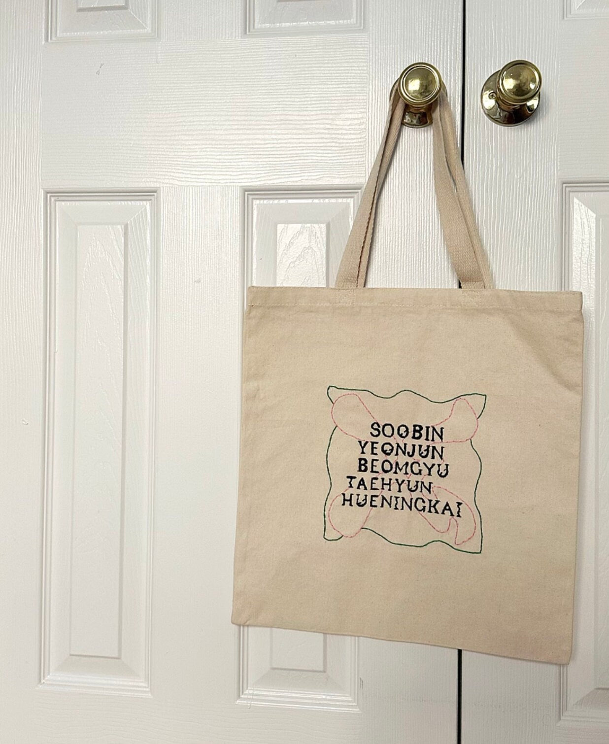 Tomorrow x Together Hand Embroidered Tote Bag