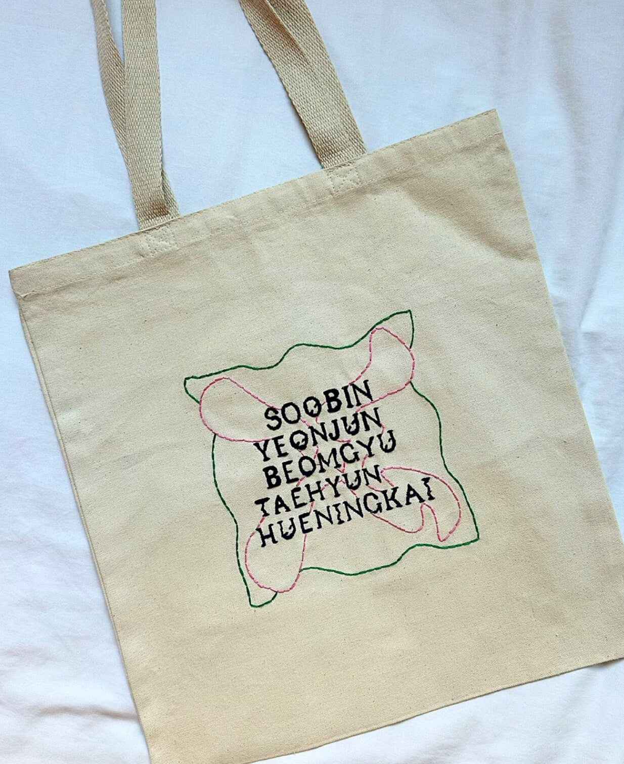 Tomorrow x Together Hand Embroidered Tote Bag