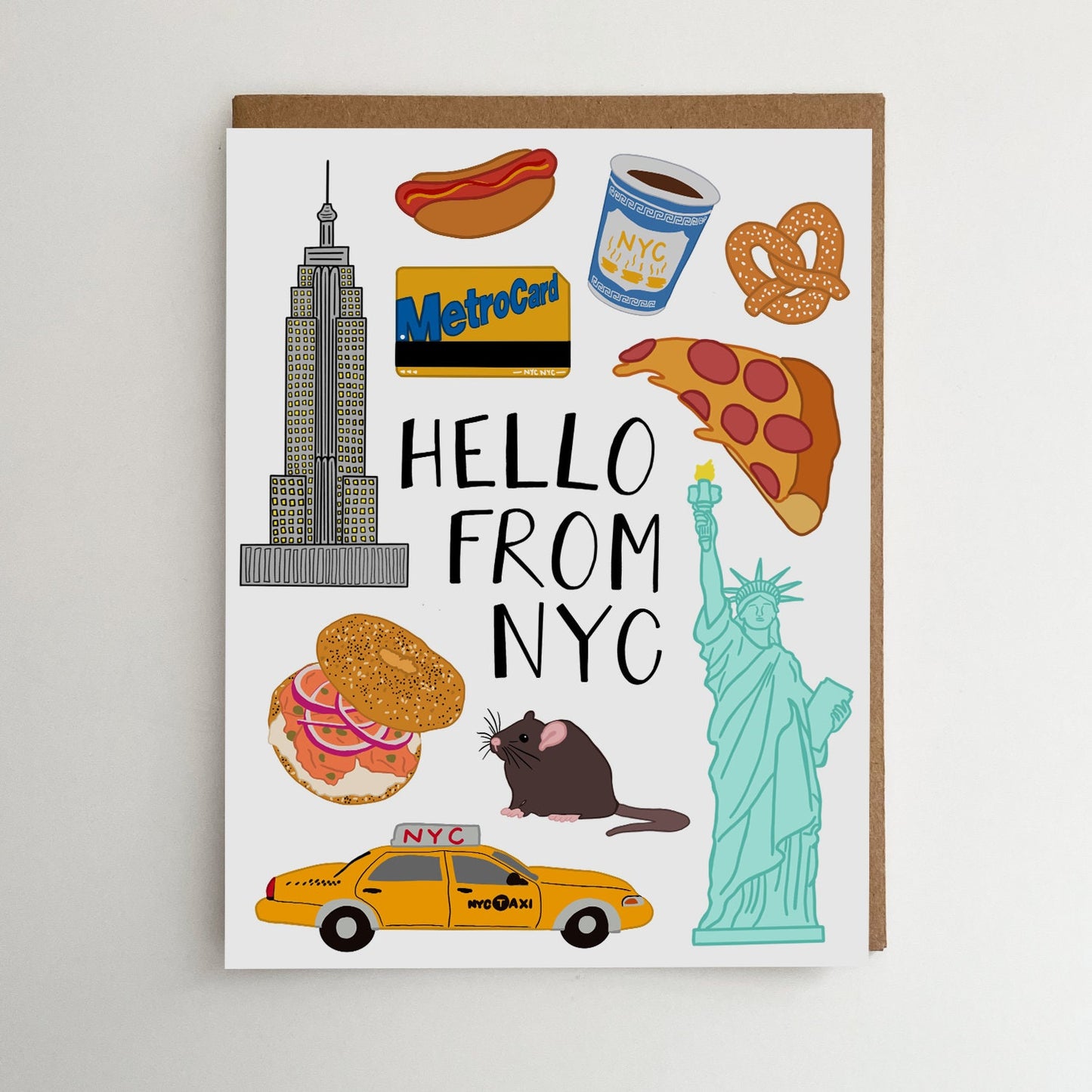 Hello from NYC Card