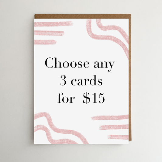 Pick Your Pack of 3 Cards