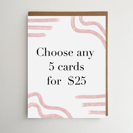 Pick Your Own Pack of 5 Cards