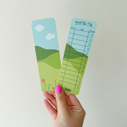 Fields Reading Log Bookmark | Bookmarks