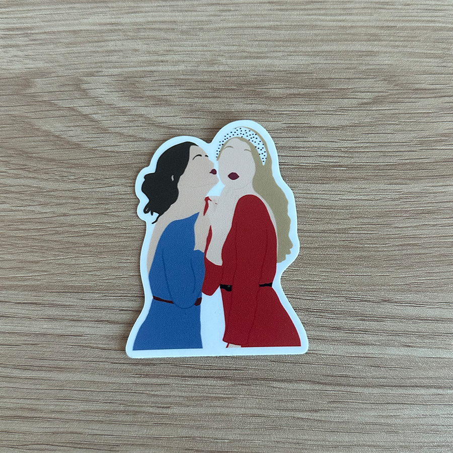 Gossip Girl Sticker | Water Bottle & Laptop Sticker