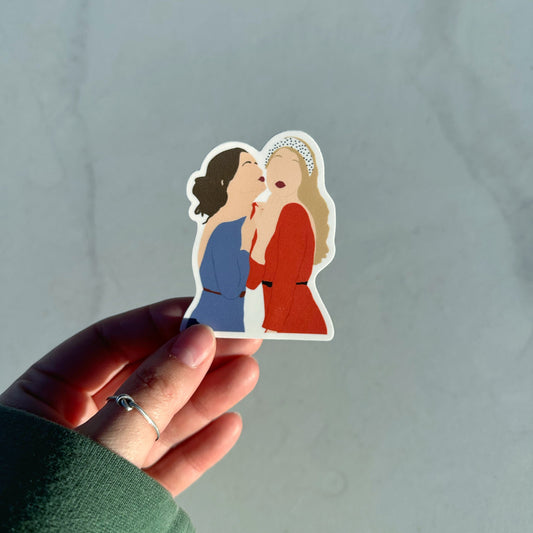 Gossip Girl Sticker | Water Bottle & Laptop Sticker