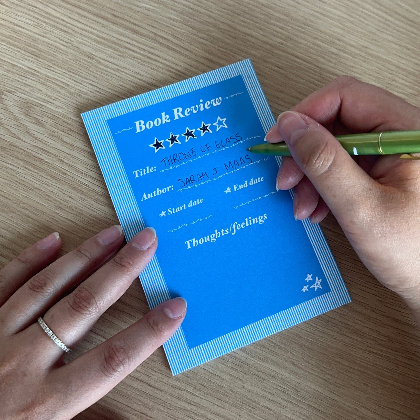Book Review Notepad