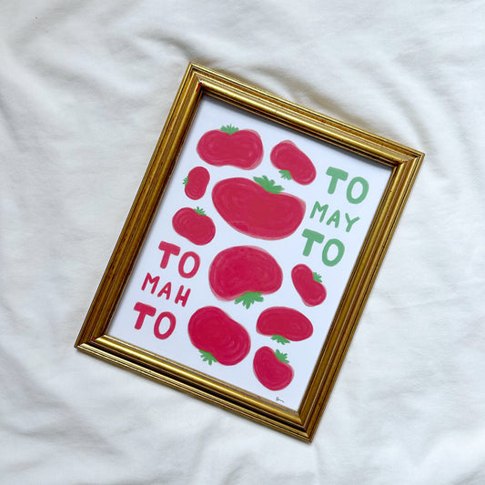 Tomato Print | Art Print | Wall Art | Wall Decor