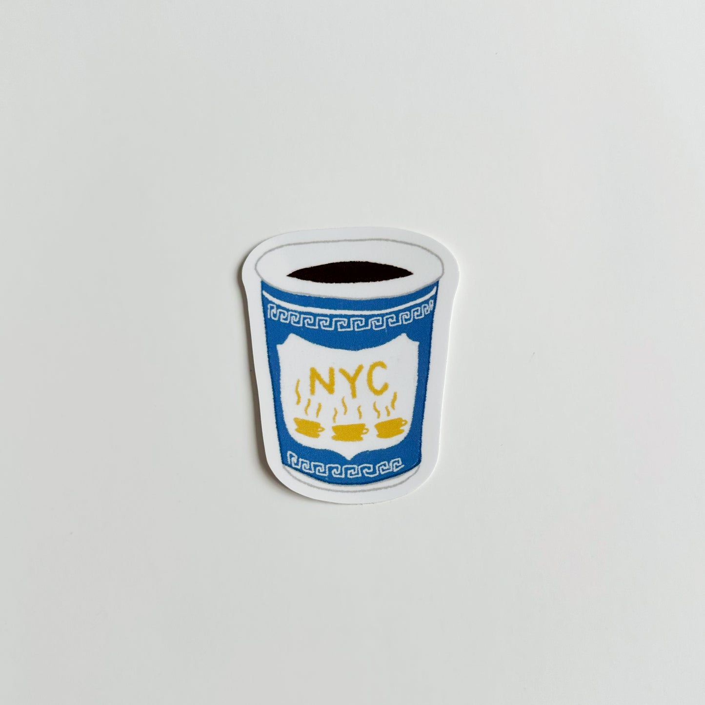 NYC Coffee Cup Sticker