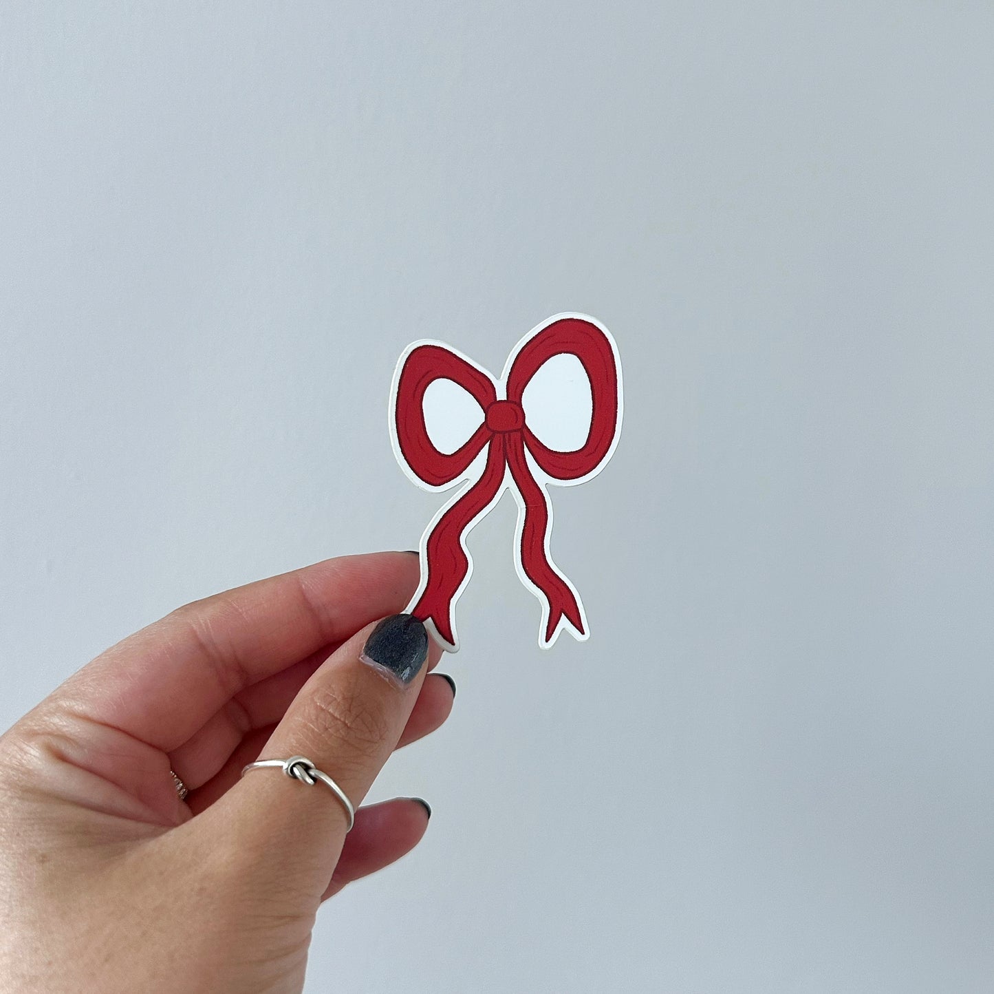 Red Bow Sticker