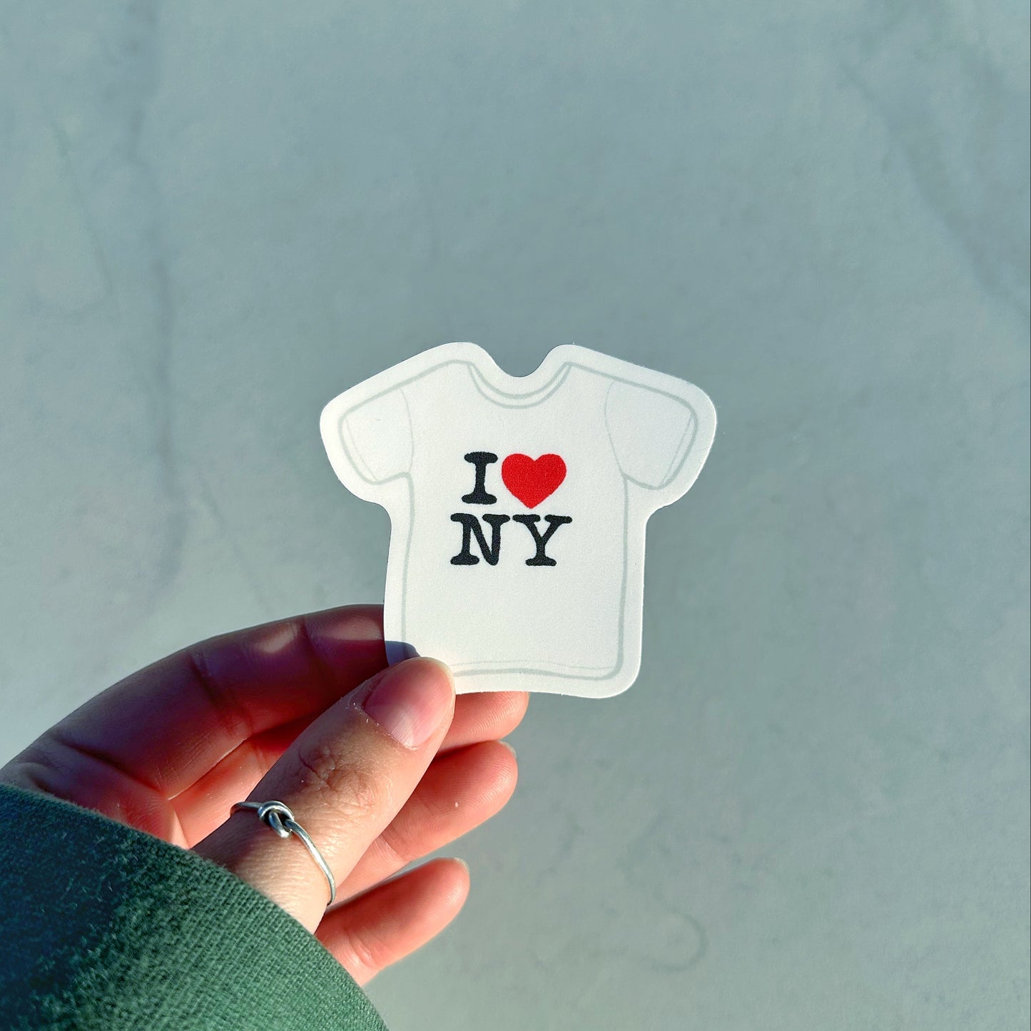 I Heart NYC Top Sticker | Water Bottle & Laptop Sticker