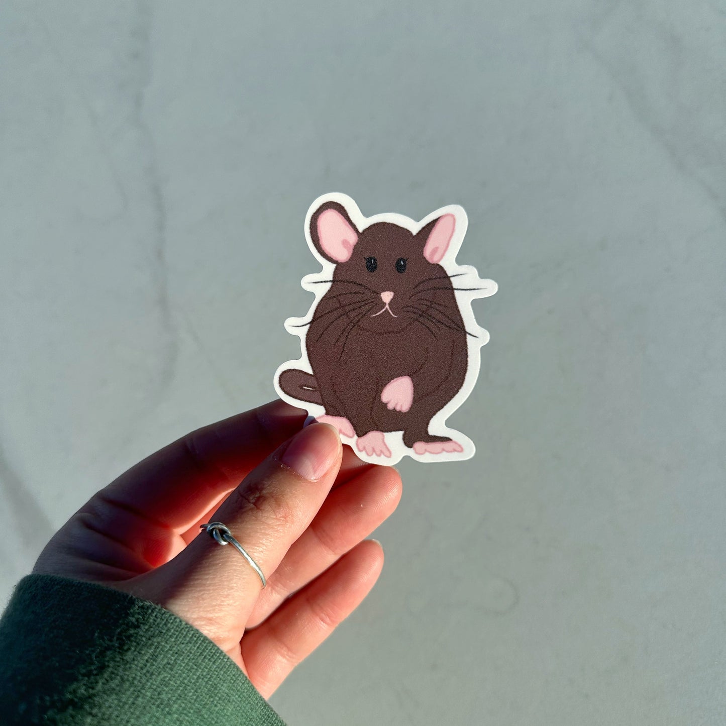 Rat Sticker | Water Bottle & Laptop Sticker