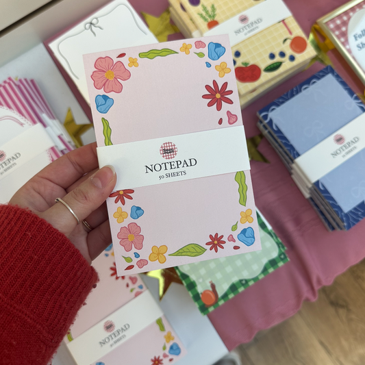 Floral Notepad