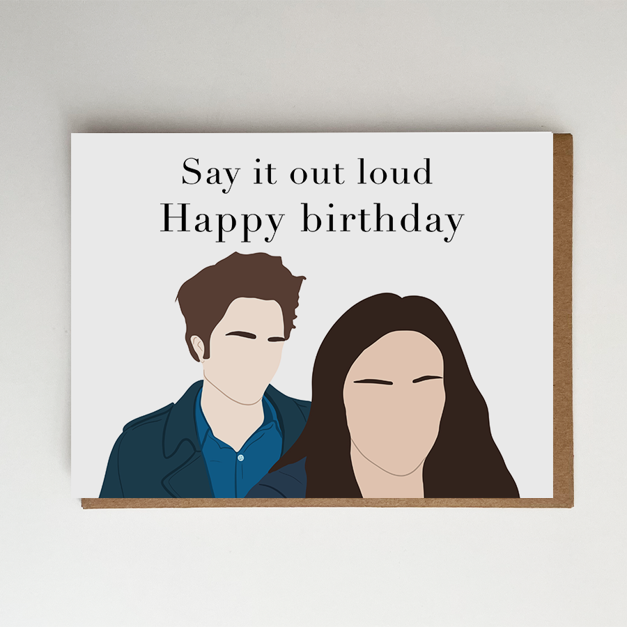 Twilight Say It Out Loud Birthday