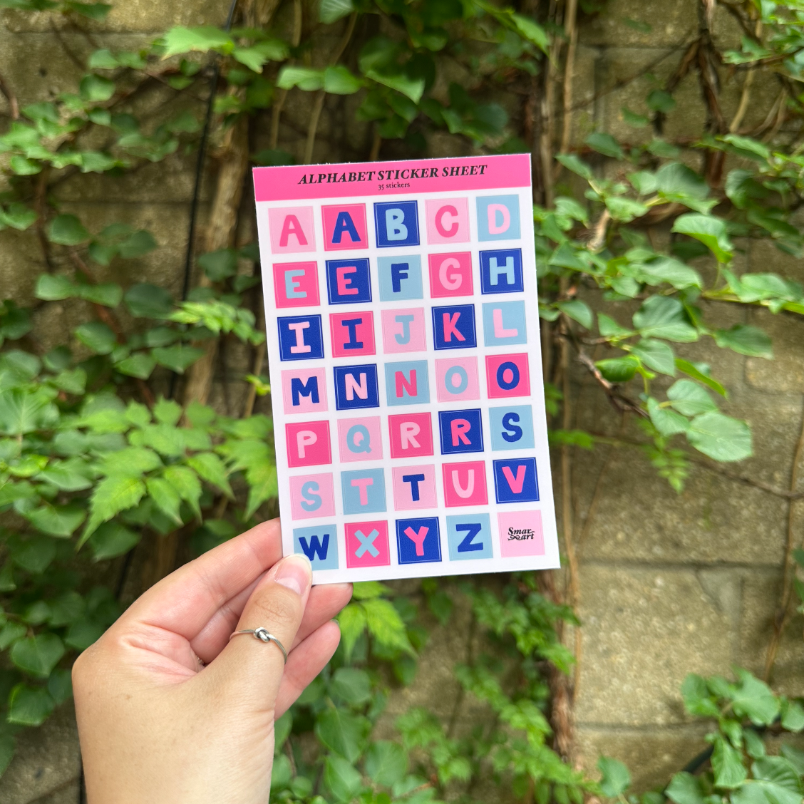 Alphabet Sticker Sheet