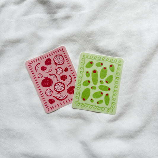 Pomegranate Vinyl Sticker