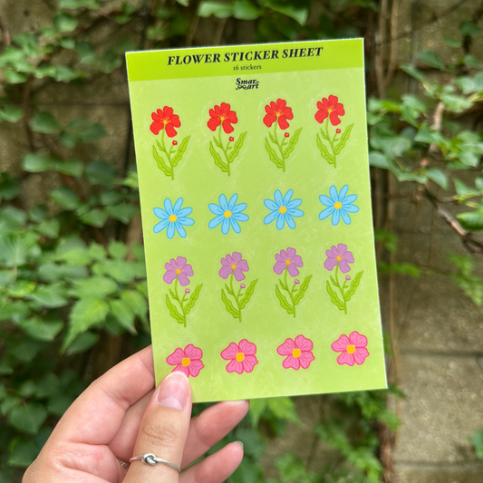 Flower Sticker Sheet