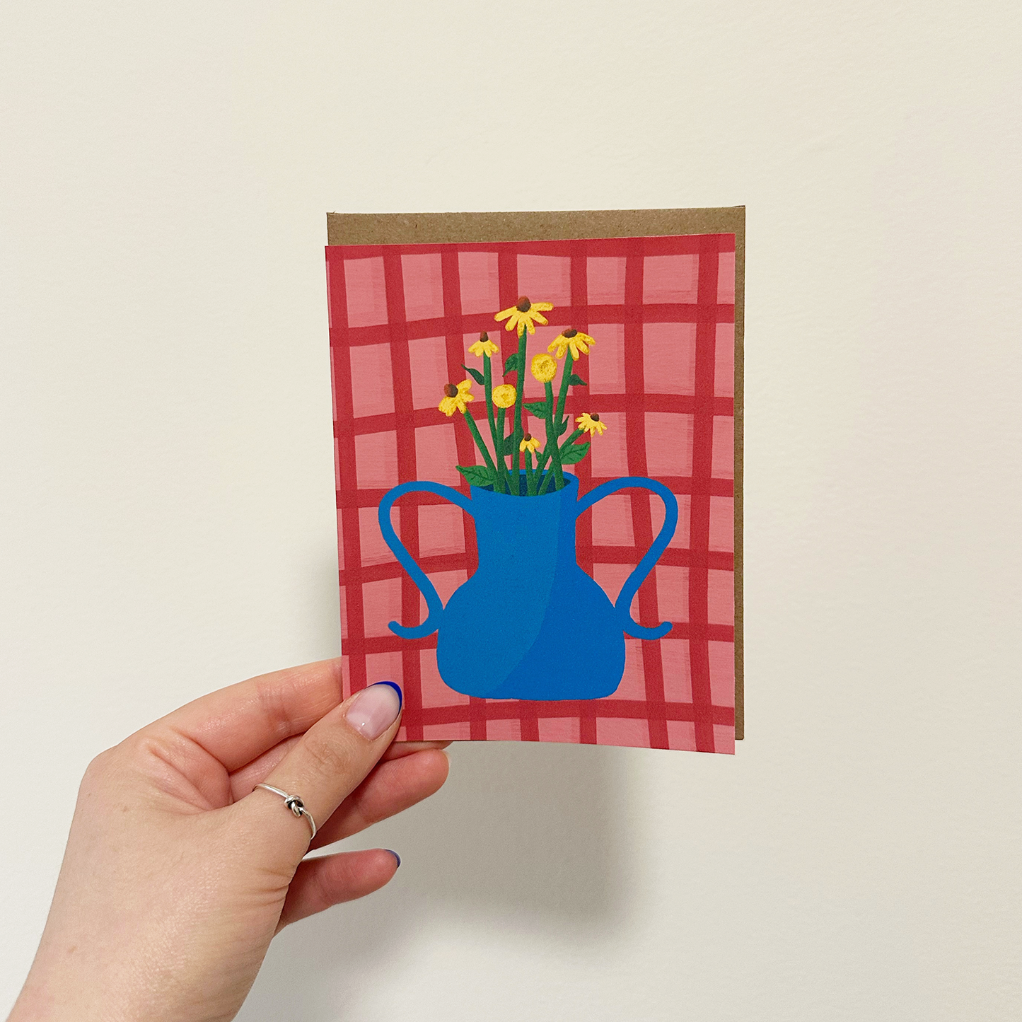 Flower Vase Card | Any Occasion Card | Birthday Card