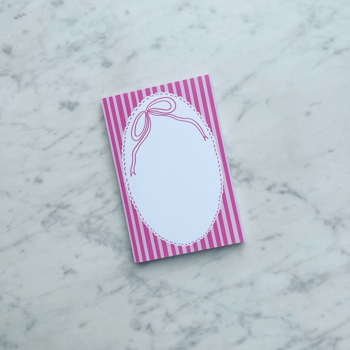 Pink Bow Notepad