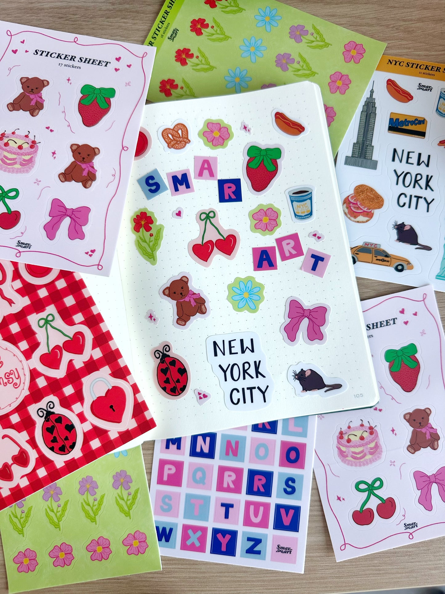 Bear Sticker Sheet