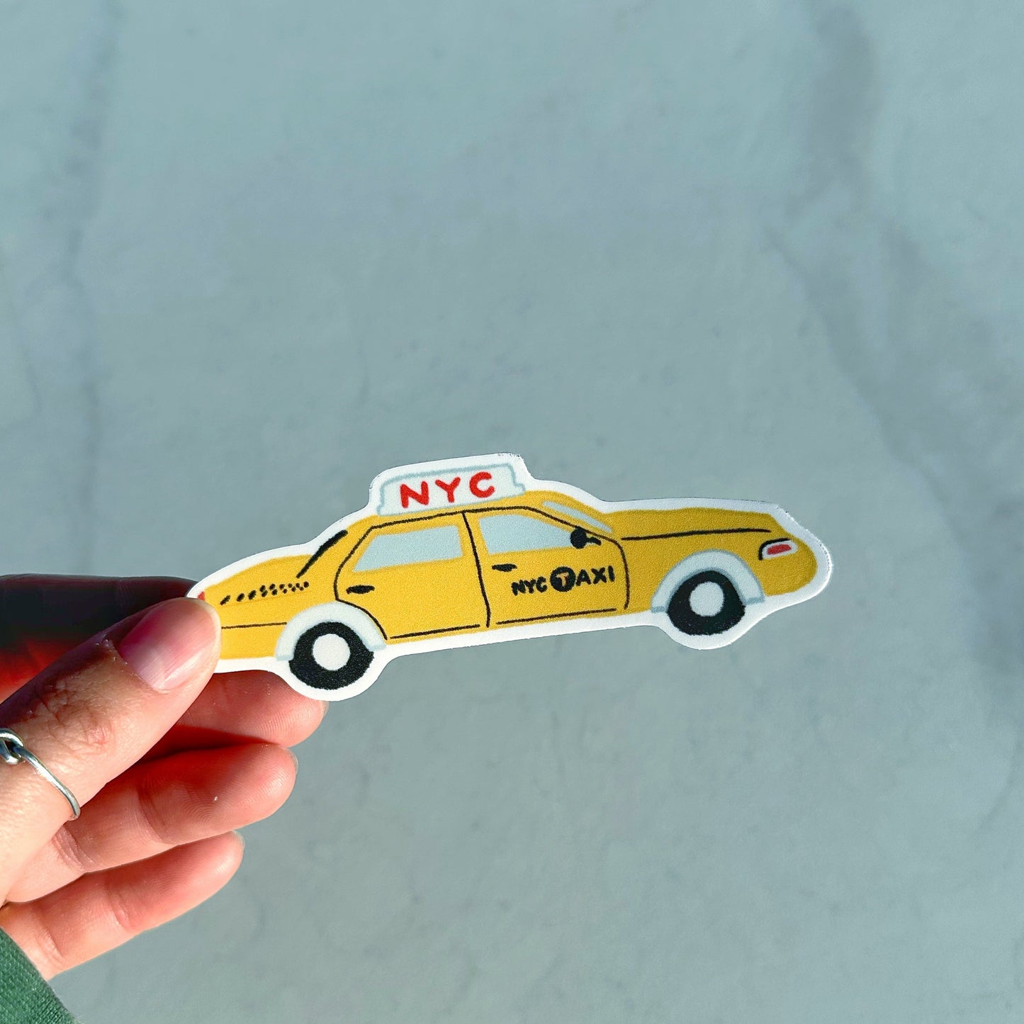 Taxi Sticker | Water Bottle & Laptop Sticker