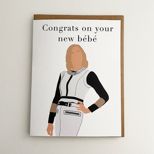 Moira Rose New Baby Card
