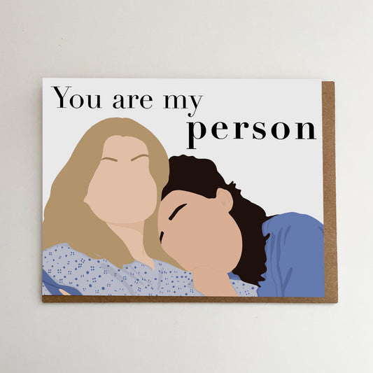 Meredith & Cristina Greys Anatomy Card