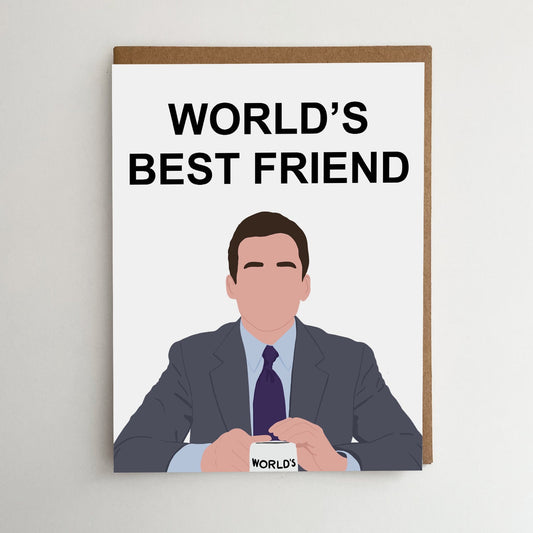 Michael Scott The Office Card