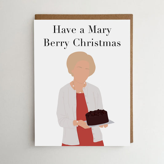 Mary Berry Christmas Card