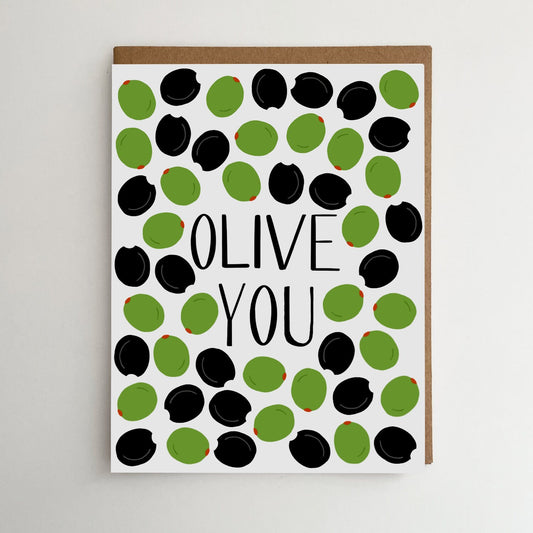 Olive You Card